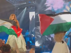 Senidah na koncertu u Skenderiji istakla palestinsku zastavu i poručila: “Ovo da se vidi, mi smo tu za njih”