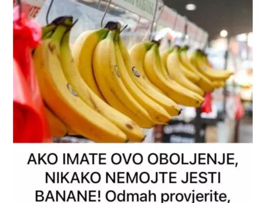 AKO IMATE OVO OBOLJENJE, NIKAKO NEMOJTE JESTI BANANE! Izazivaju katastrofu, PROVJERITE ODMAH