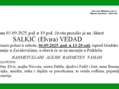 Tuga u Zavidovićima: Preminuo Vedad Salkić u 19. godini života