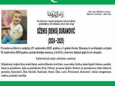 Danas dženaza malenom Dženisu koji je preminuo na putu za bolnicu u Mostaru