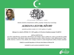 Klanjana dženaza Aldijani Džuho (24) koja je stradala u saobraćajnoj nesreći