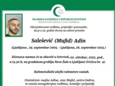 U 19. godini života preminuo Adin Salešević