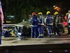 Auto smrskano, izvlačili ih vatrogasci: Darko Lazić i Katarina doživjeli tešku saobraćajnu nesreću