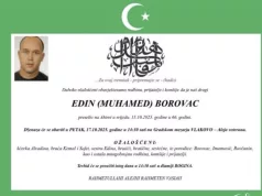 Tuga u Sarajevu: Preminuo Edin Borovac