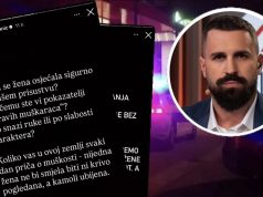 ADI BEBANIĆ POSLAO OŠTRU PORUKU “Zašto svojim bicepsom pritišćete ženu dok je davite, umjesto da tim istim mišićem zaštitite život?”