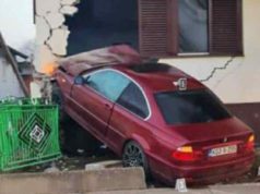 NESVAKIDAŠNJA NESREĆA U BIH: Vozač BMW-a zaspao za volanom i završio u spavaćoj sobi porodične kuće (VIDEO)