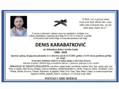 Porodica i prijatelji opraštaju se od Denisa Karabatkovića (26)