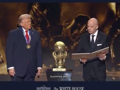 Predsjednik FIFA-e Gianni Infantino uručio Donaldu Trumpu nagradu za mir