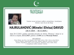 NAKON SAMO MJESEC DANA ŽIVOTA Preminuo maleni Davud Hajrulahović