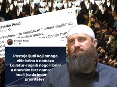 Pezić šokirao izjavom o Lejletur-regaibu: „Nije je obilježavao ni Poslanik, ispade mi bolje znamo?”