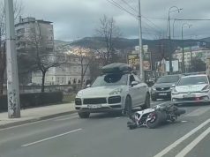Saobraćajna nesreća na Skenderiji, motociklista udario pješakinju