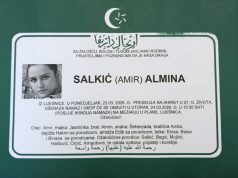 TUGA OKOVALA MAGLAJ: Preminula mlada Almina Salkić