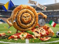 Burek “protiv“ pice: Slike nasmijale region nakon meča BiH i Italije (FOTO)