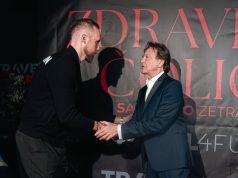 Zdravko Čolić održao četvrti koncert u Zetri, Džanan Musa mu prije nastupa uručio dres Dubaija