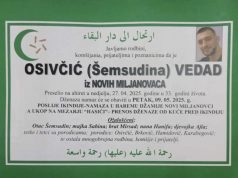 PREMINUO VEDAD OSIVČIĆ U 33. GODINI ŽIVOTA