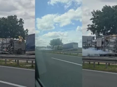 Panika na autoputu u Srbiji: Cisterna počela da pušta gas, strahuje se od eksplozije