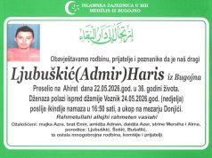 Tuga u Bugojnu: Na ahiret preselio Haris Ljubuškić (36), uposlenik Doma zdravlja Bugojno