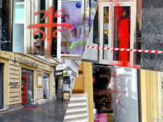 UZNEMIRUJUĆE SCENE U SARAJEVU: U centru grada osvanuli grafiti sa “četiri S” (FOTO)