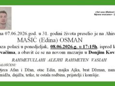 Velika tuga u porodici Mašić: Osman preselio na Ahiret u 31. godini života