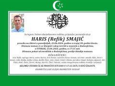 U 38. godini života preminuo Haris Smajić