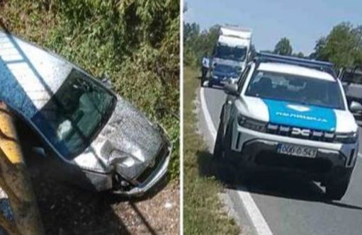 DRAMA KOD BANJE LUKE: Automobil probio ogradu i završio ispod mosta