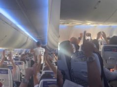 ZMAJEVI ODUŠEVILI I NA NEBU: Pogledajte atmosferu na letu između Los Angelesa i Las Vegasa (VIDEO)