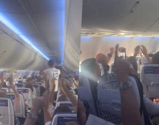 ZMAJEVI ODUŠEVILI I NA NEBU: Pogledajte atmosferu na letu između Los Angelesa i Las Vegasa (VIDEO)