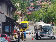 DRAMA KOD MAHIROVE PEKARE: Minibusu otkazale kočnice, vozač spriječio tragediju