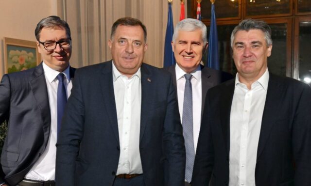 Dodik Vucic Covic Zoran Milanovic
