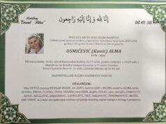 Preminula Alma Osmićević u 48.godini