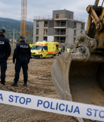 Tragedija u Sloveniji: Radnik iz BiH poginuo nakon pada iz kašike bagera