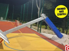 ŠOK NA IGRALIŠTU: Koš se srušio na dijete, hitno ga odveli gliserom