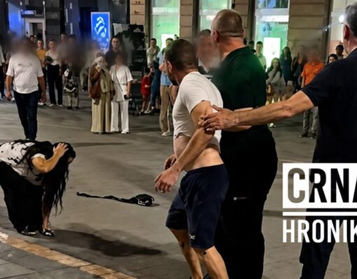 Haos kod Katedrale: Tučnjava pred djecom i turistima, prolaznik stao u odbranu žene