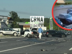 Pogledajte snimak nesreće u BiH: Motociklista se velikom brzinom zabio u automobil