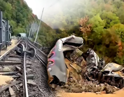 VIDEO: Jeziva nesreća voza! 11 vagona završilo u provaliji, mašinovođa očajnički tražio pomoć