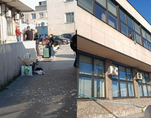 Drama u BH Pošti kod Željezničke stanice: Radnik razbio stakleni portal, evo šta se desilo
